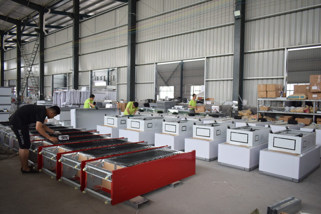 Details of the production process of refrigerators in Lianzun factory workshop