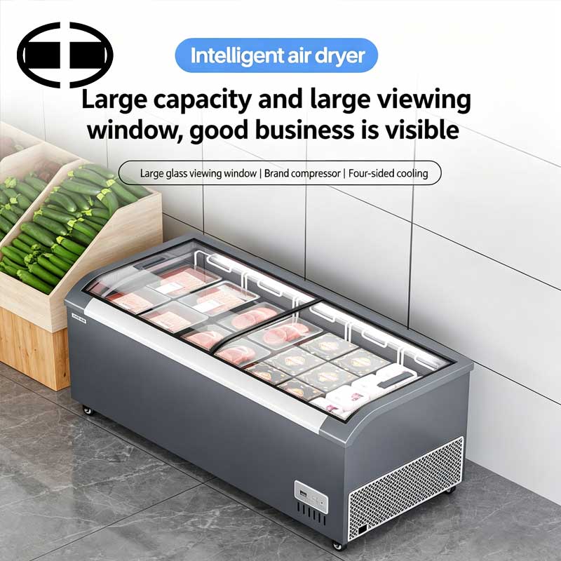Lianzun Refrigerator Scene Display Island Refrigerator